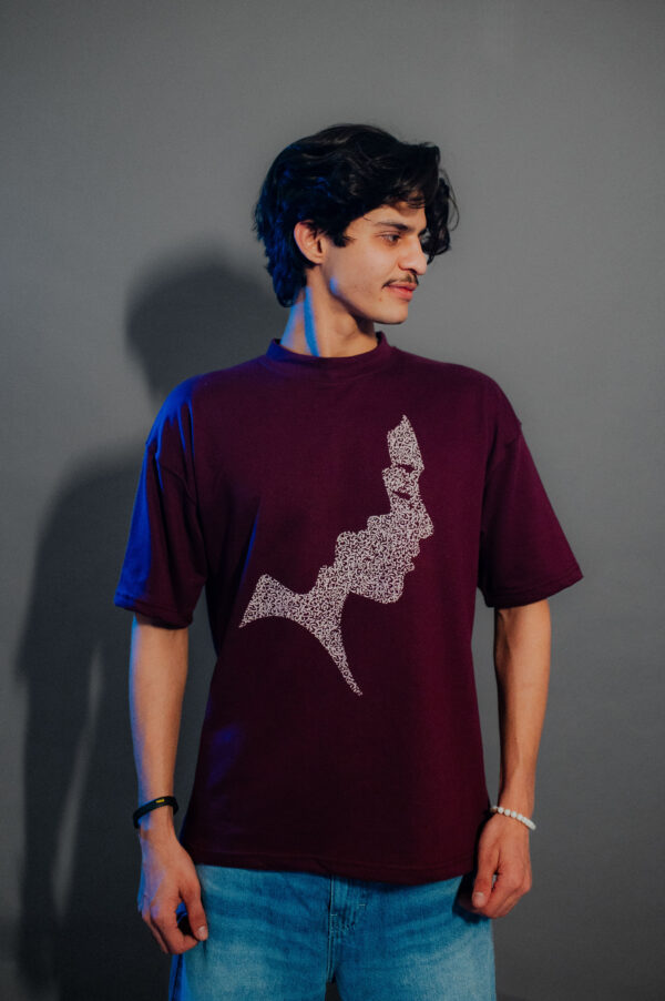 Face of Letters Tee - Urdu hurf Calligraphy - Image 3